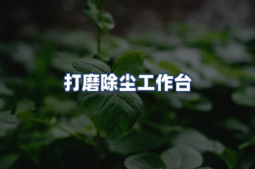 打磨除尘工作台